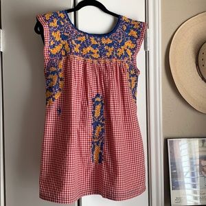 Mi Golondrina Flores Blouse